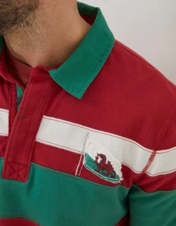 FatFace Wales Nation Rugby Shirt|Men T-Shirts