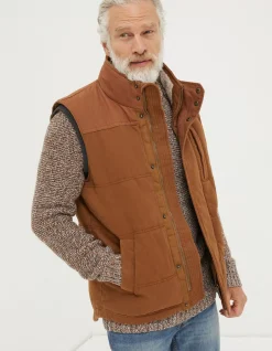 FatFace Wardly Canvas Gilet|Men View All