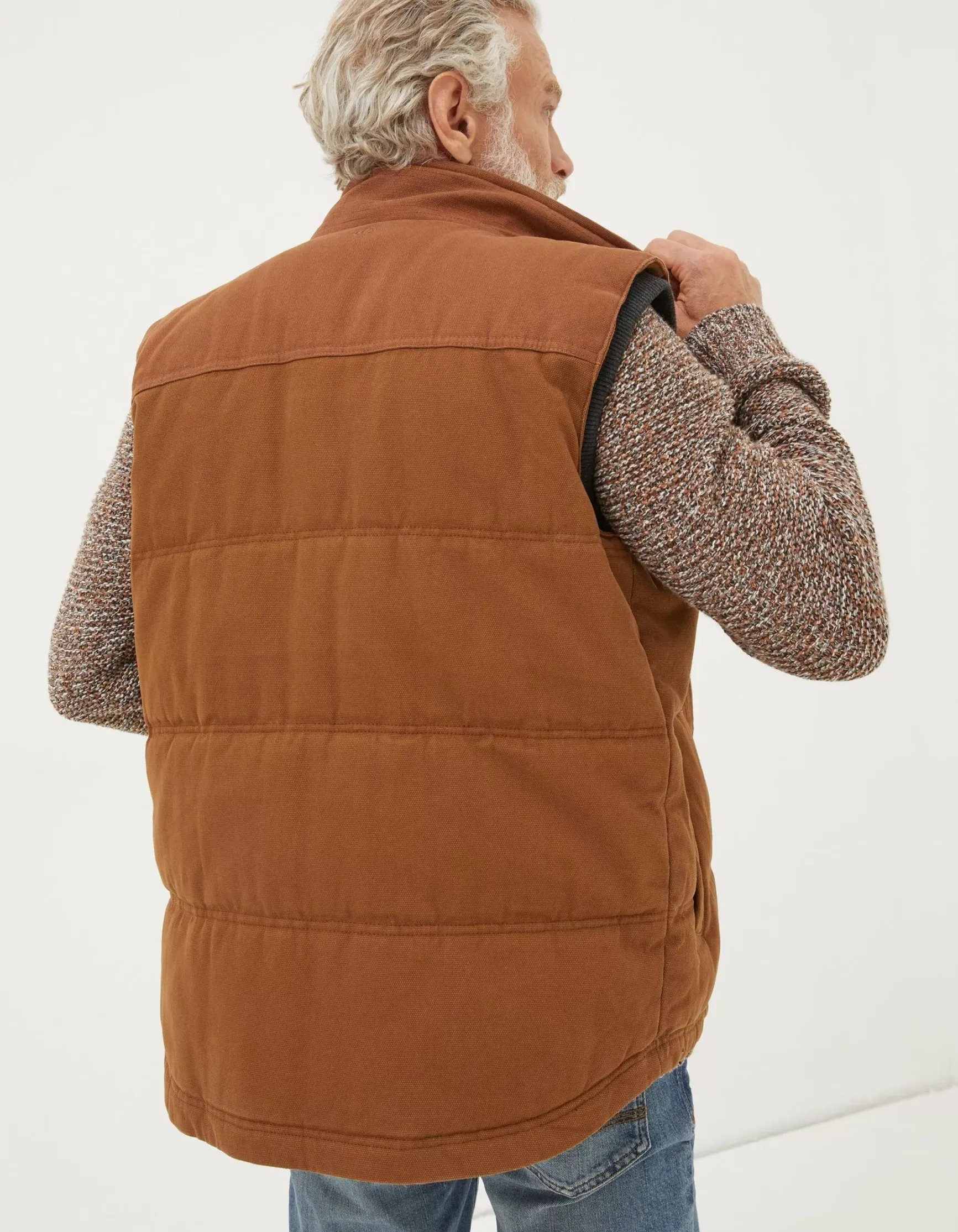 FatFace Wardly Canvas Gilet|Men View All