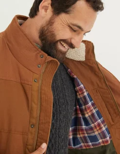 FatFace Wardly Canvas Gilet|Men View All