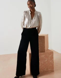 FatFace Wide Leg Velvet Trousers|Women View All