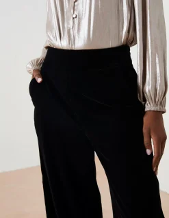 FatFace Wide Leg Velvet Trousers|Women View All