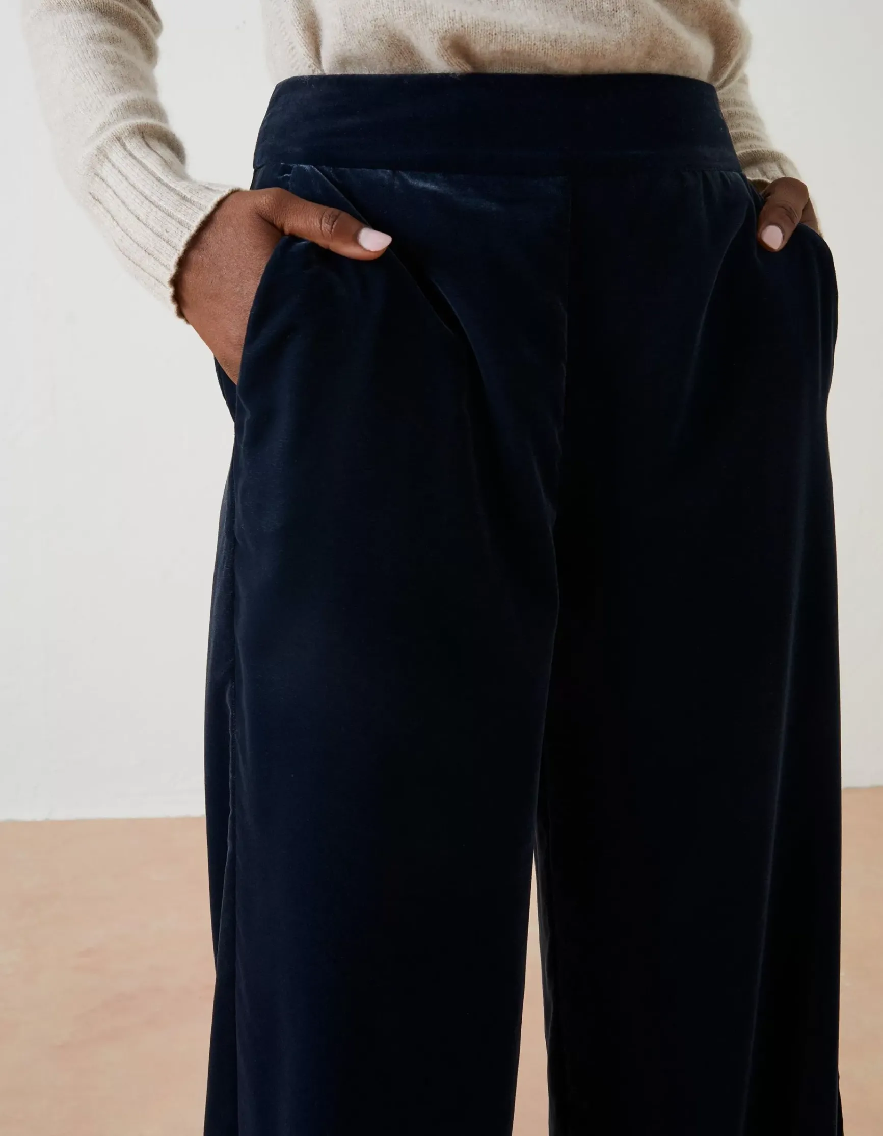 FatFace Wide Leg Velvet Trousers|Women View All