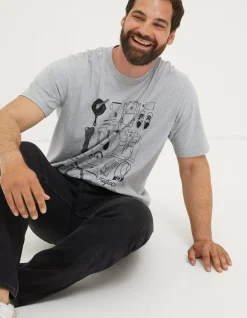 FatFace Wilderness T-Shirt|Men T-Shirts