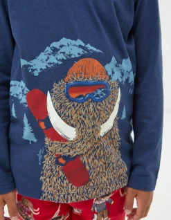 FatFace Wilfred Mammoth Pyjama Set|Boys View All