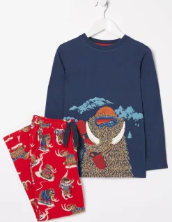 FatFace Wilfred Mammoth Pyjama Set|Boys View All
