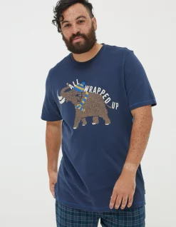 FatFace Wilfred Woolly Mammoth Graphic T-Shirt|Men View All
