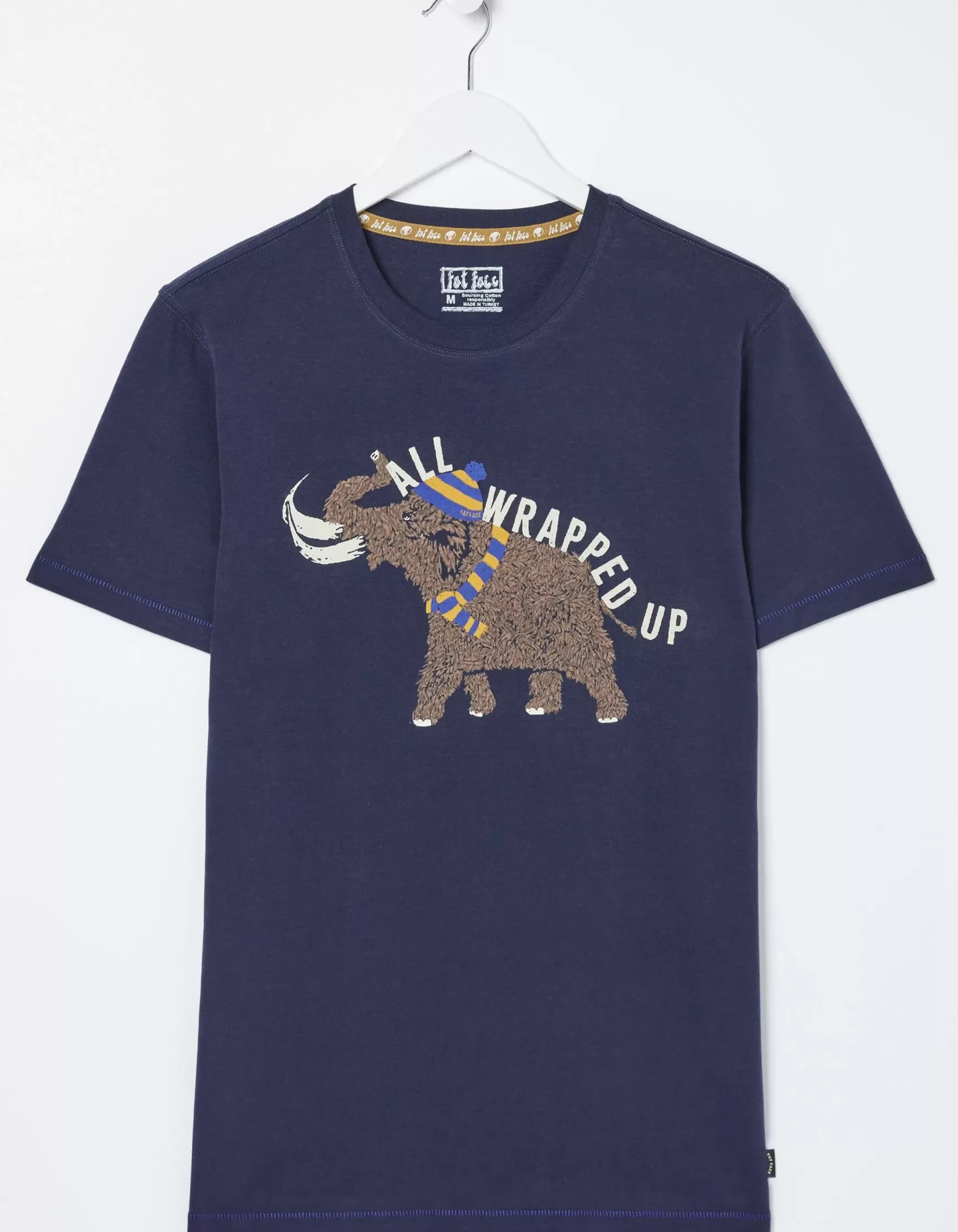 FatFace Wilfred Woolly Mammoth Graphic T-Shirt|Men View All