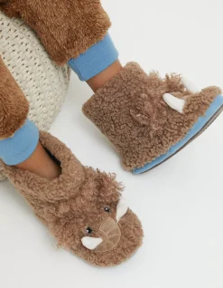 FatFace Wilfred Woolly Mammoth Slipper Boot|Boys View All