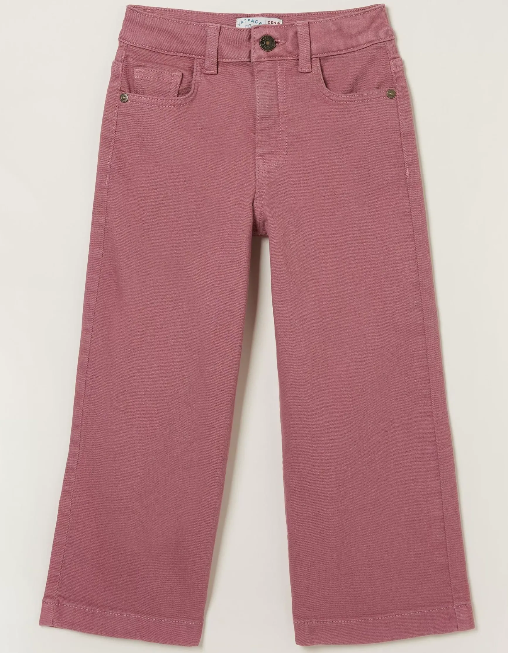 FatFace Willow Wide Leg Coloured Cropped Jeans|Girls View All