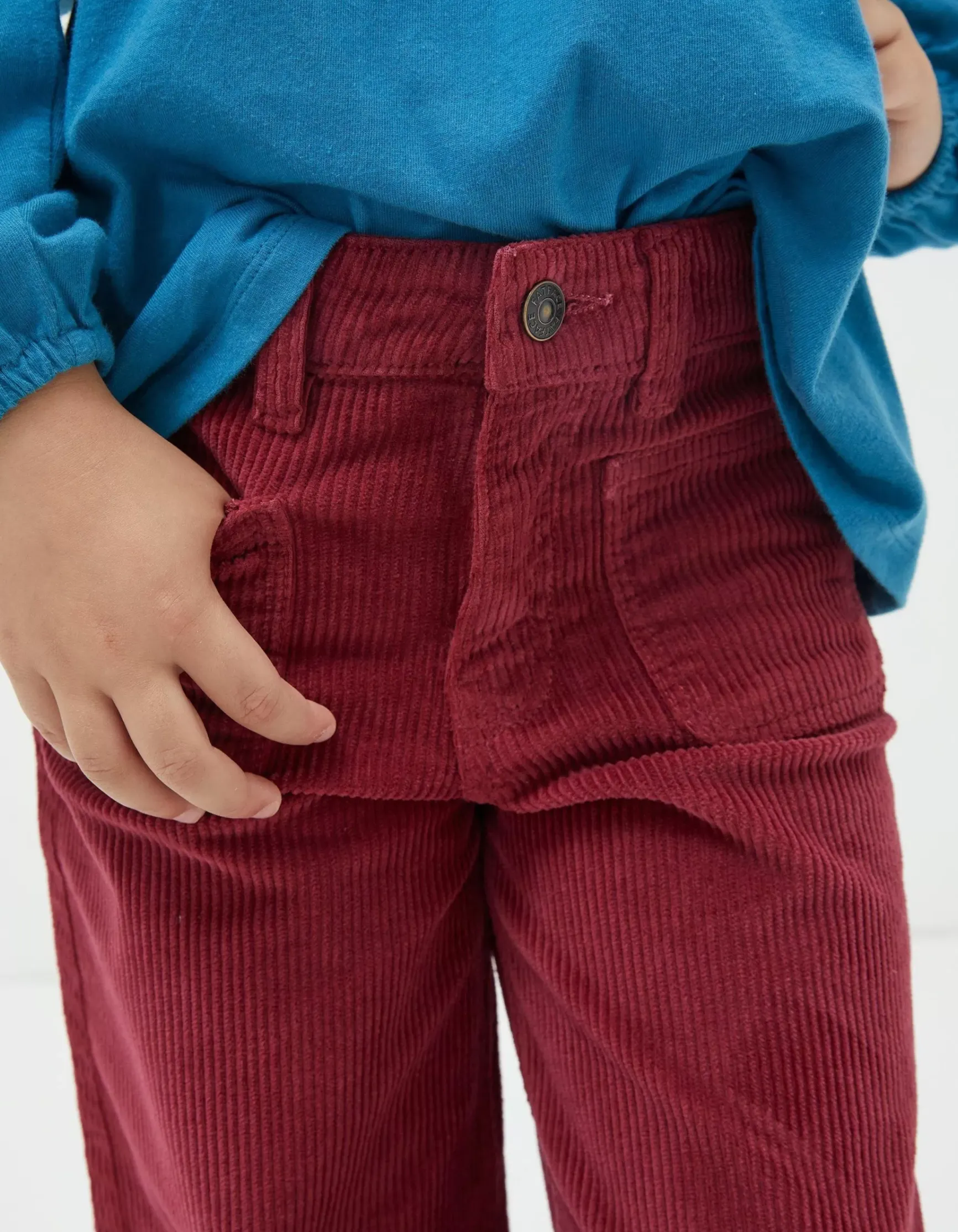 FatFace Willow Wide Leg Cord Trouser|Girls Dungarees, Jeans & Leggings