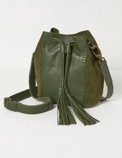FatFace Winalie Leather Mini Bucket Bag|Women View All