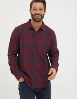FatFace Windowpane Check Shirt|Men View All