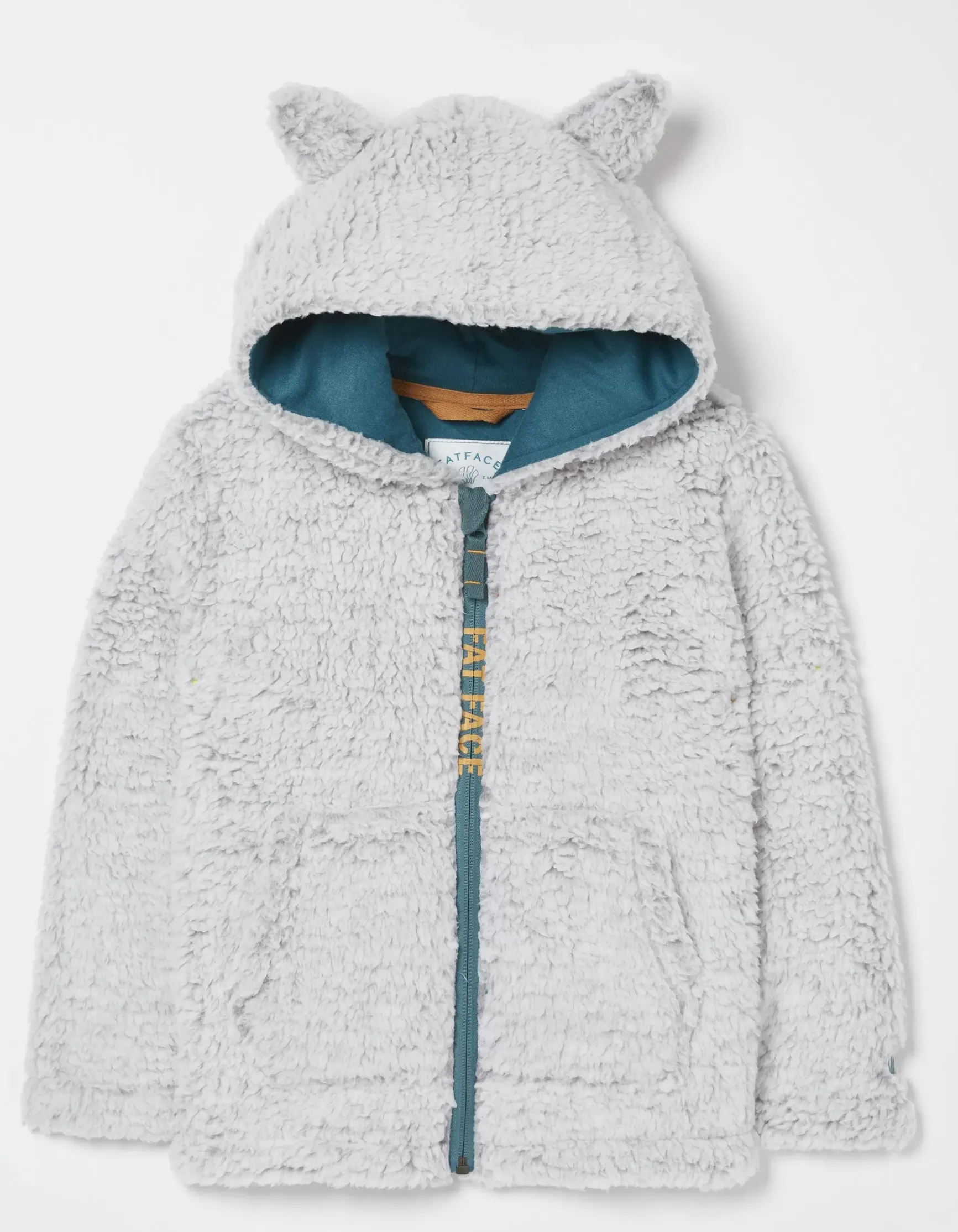FatFace Wolf Fleece Zip Through Hoodie|Boys Sweatshirts & Hoodies