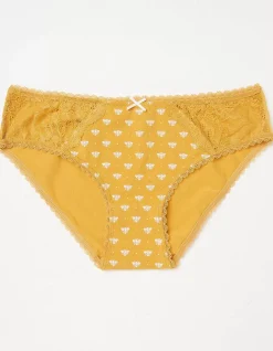 FatFace Woodblock Bee Mini Knickers|Women View All