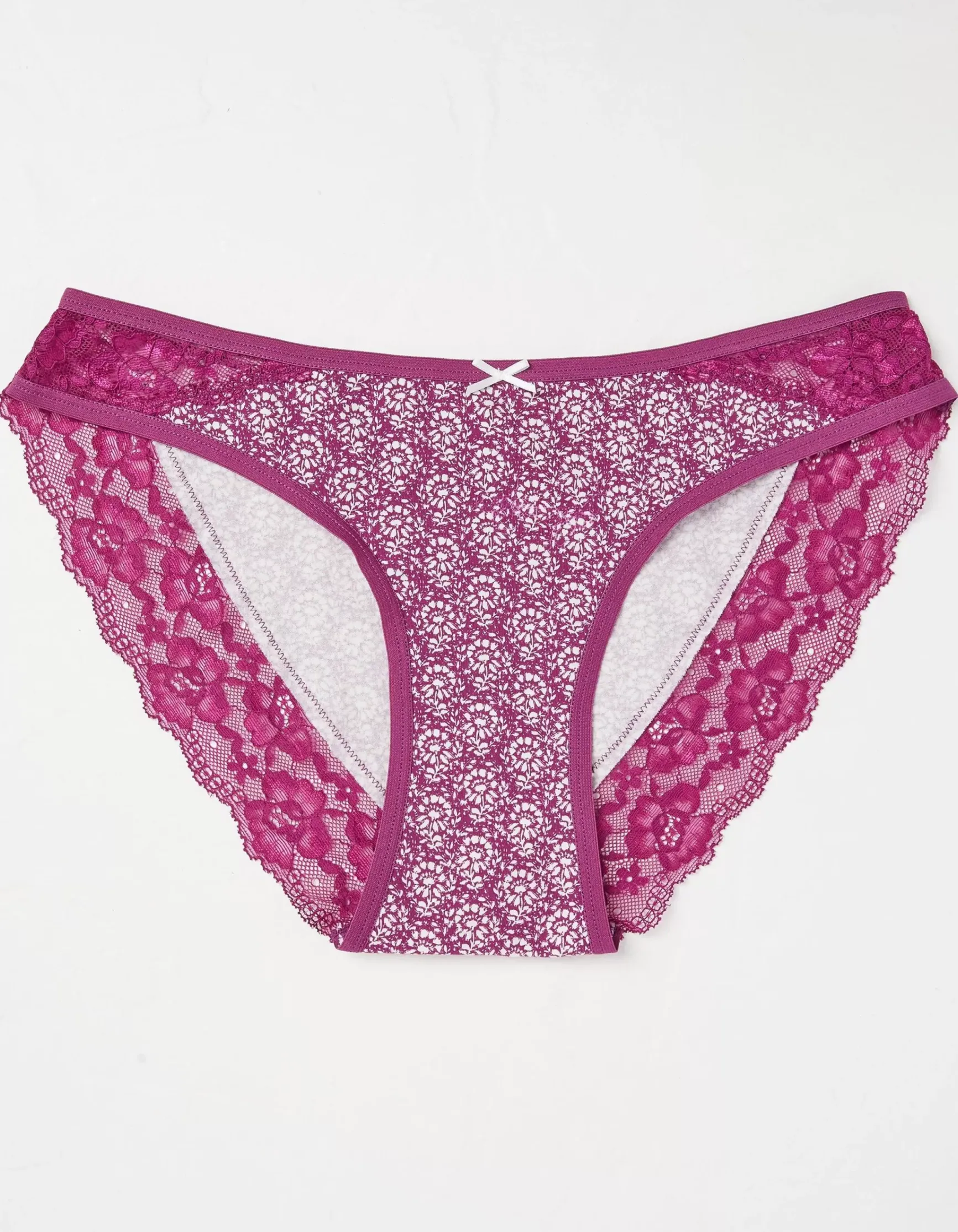 FatFace Woodblock Floral High Leg Knickers|Women View All