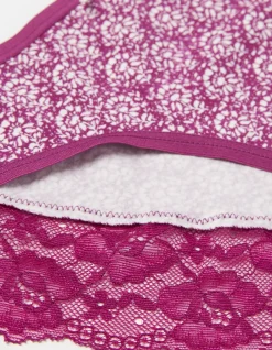 FatFace Woodblock Floral High Leg Knickers|Women View All