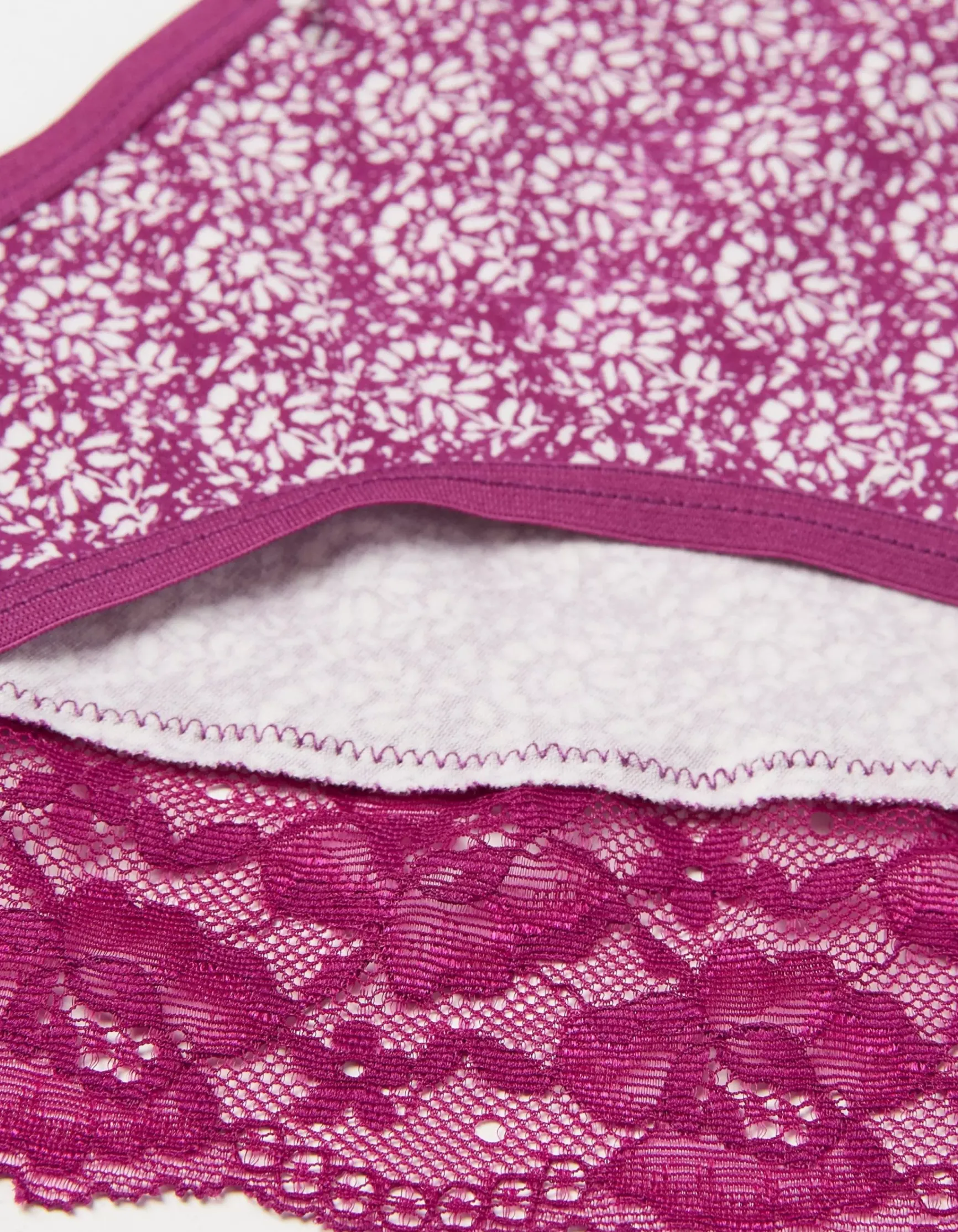 FatFace Woodblock Floral High Leg Knickers|Women View All