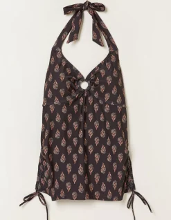 FatFace Woodblock Tankini Top|Women Beachwear & Swimwear