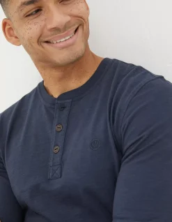 FatFace Woodside Slub Cotton Henley|Men View All
