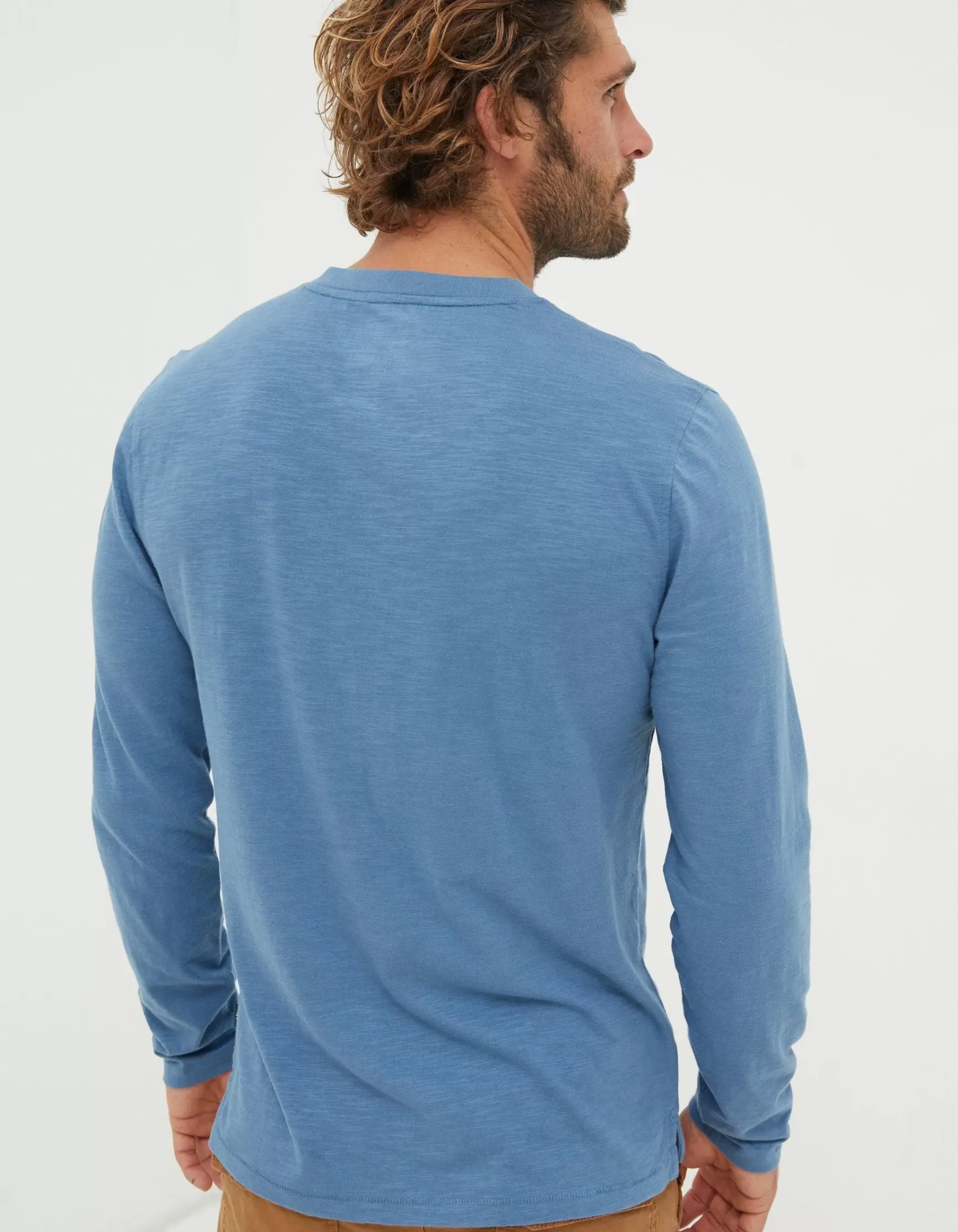 FatFace Woodside Slub Cotton Henley|Men View All