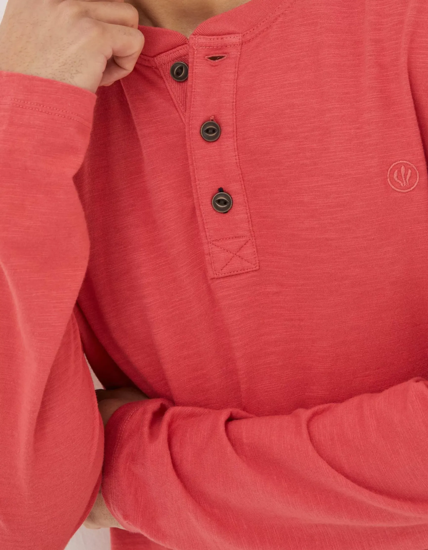 FatFace Woodside Slub Cotton Henley|Men View All