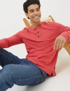 FatFace Woodside Slub Cotton Henley|Men View All