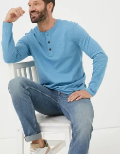 FatFace Woodside Slub Henley|Men T-Shirts