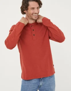 FatFace Woodside Slub Henley|Men T-Shirts