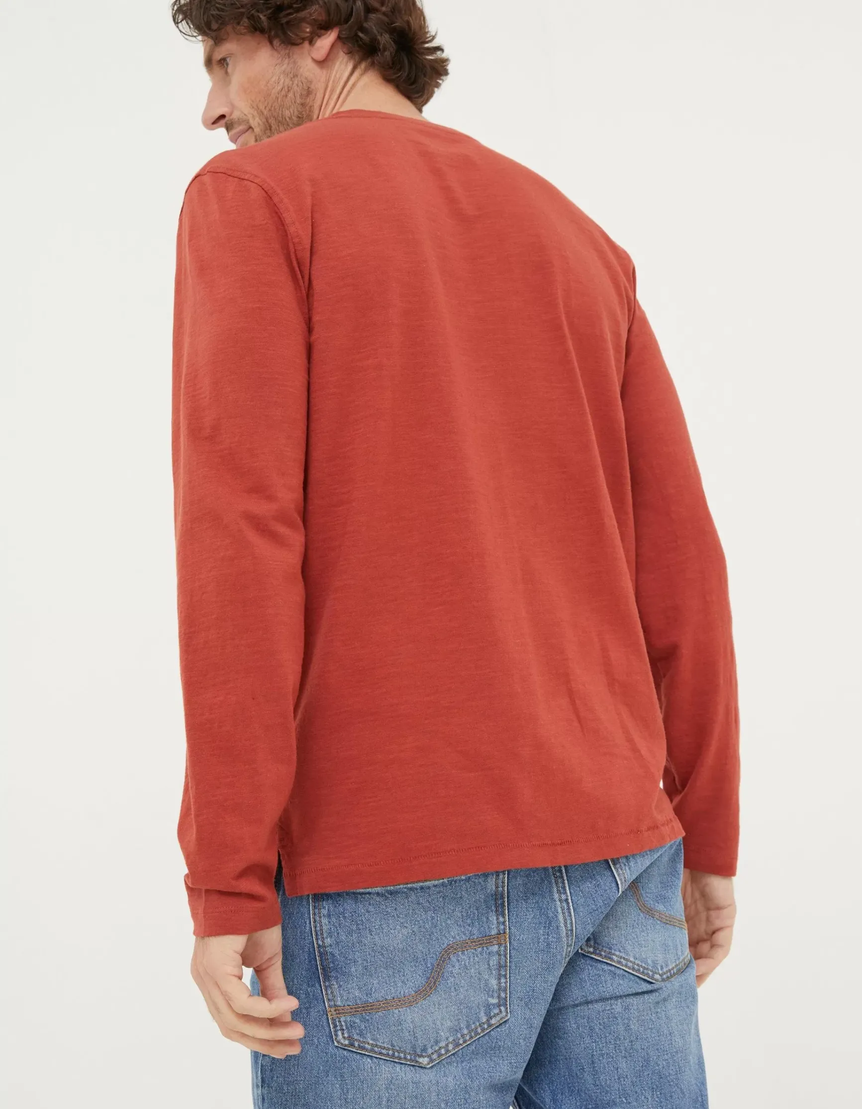 FatFace Woodside Slub Henley|Men T-Shirts