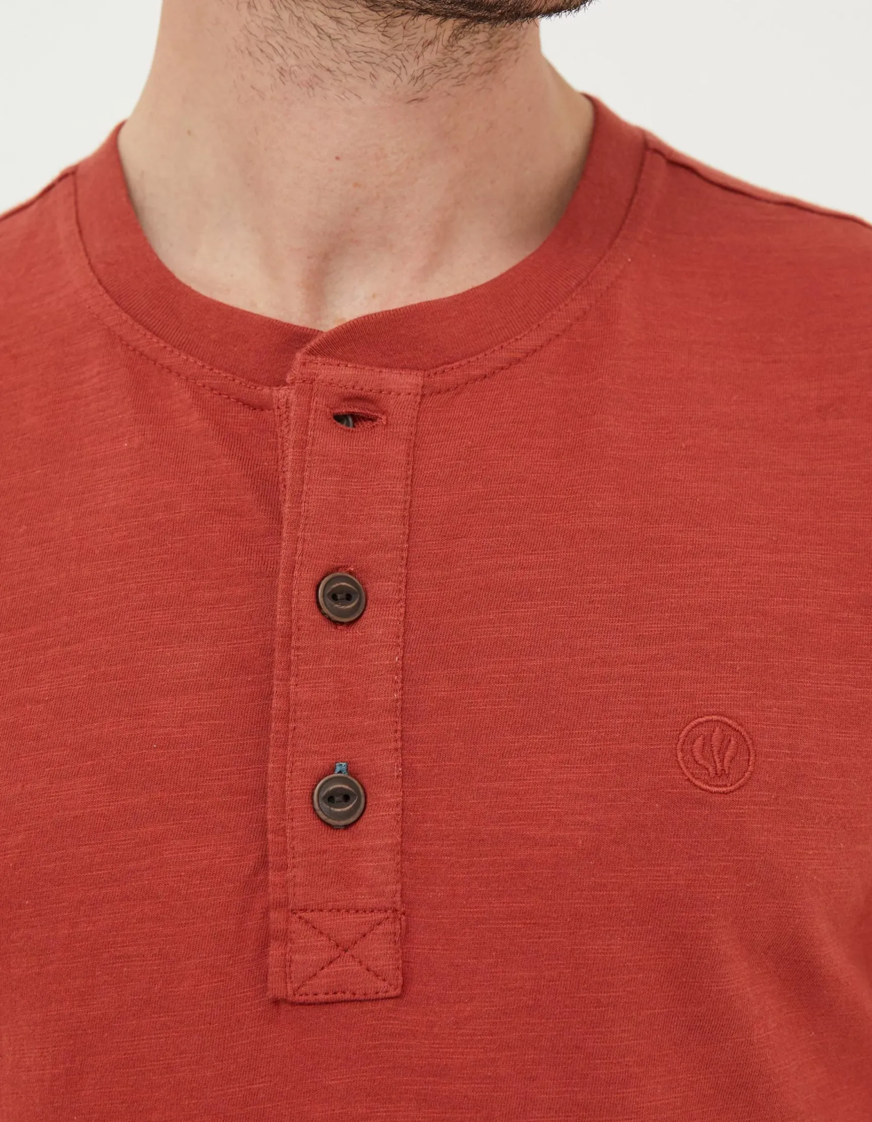 FatFace Woodside Slub Henley|Men T-Shirts