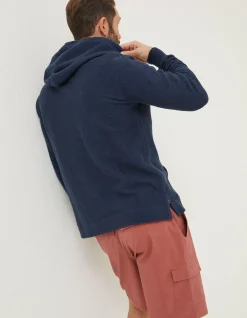 FatFace Woolacombe Button Hoodie|Men Sweatshirts & Hoodies