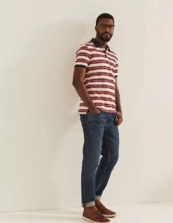 FatFace Worthing Stripe Polo|Men Polo Shirts