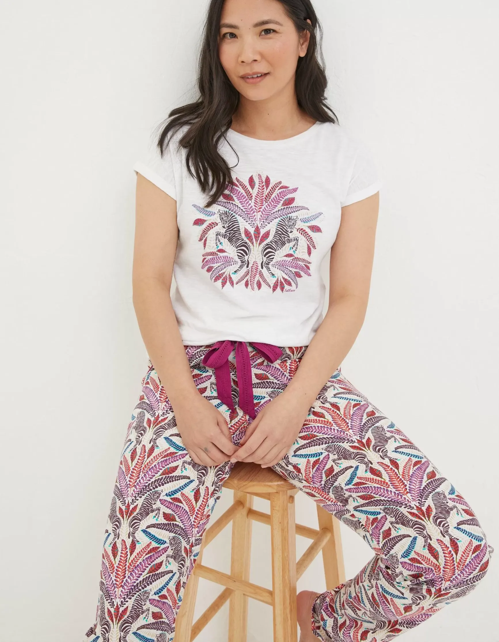 FatFace Zebra Graphic T-Shirt|Women View All