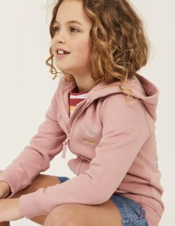 FatFace Zip Thru Shell Yeah Hoodie|Girls View All