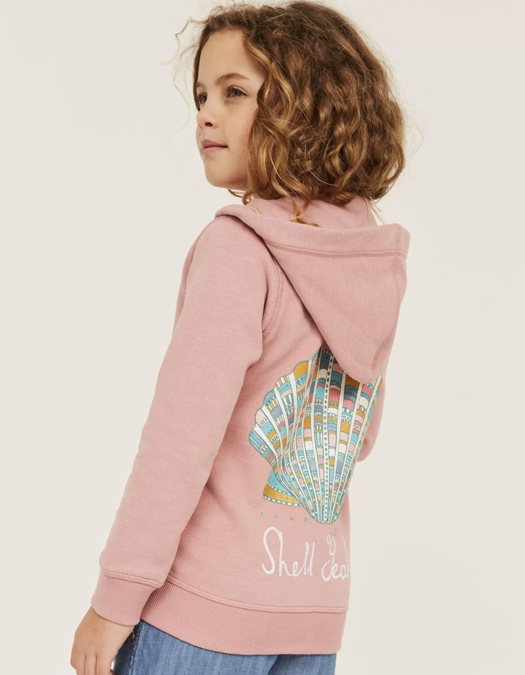 FatFace Zip Thru Shell Yeah Hoodie|Girls View All