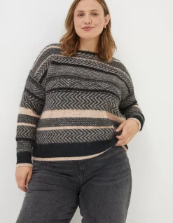 FatFace Zoe Boxy Fairisle Jumper|Women View All